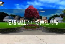 扭腰瘦肚子广场舞红马鞍