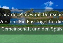 Tanz der Platzwahl: Deutsche Version - Ein Fusstoget für die Gemeinschaft und den Spaß