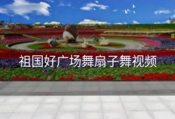 祖国好广场舞扇子舞视频