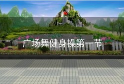 广场舞健身操第一节
