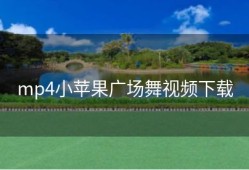 mp4小苹果广场舞视频下载