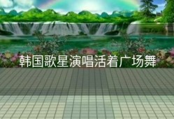 韩国歌星演唱活着广场舞