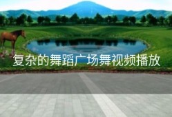 复杂的舞蹈广场舞视频播放