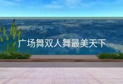 广场舞双人舞最美天下