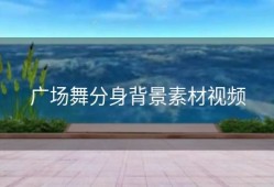 广场舞分身背景素材视频