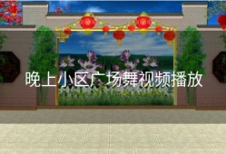 晚上小区广场舞视频播放