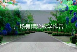 广场舞摆胯教学抖音