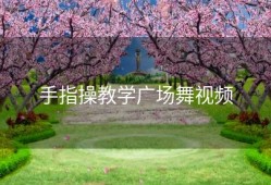 手指操教学广场舞视频