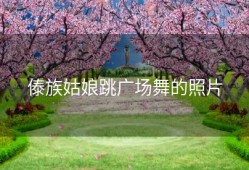 傣族姑娘跳广场舞的照片