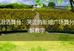 泪洒舞台：哭泣的新娘广场舞分解教学