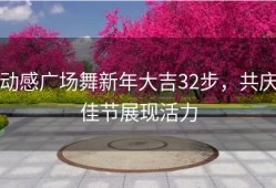 动感广场舞新年大吉32步，共庆佳节展现活力