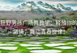 狂野男孩广场舞教学：释放你的激情，舞动青春旋律！