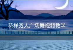 花样双人广场舞视频教学