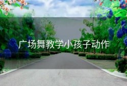 广场舞教学小孩子动作