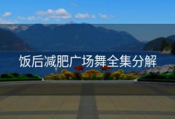 饭后减肥广场舞全集分解