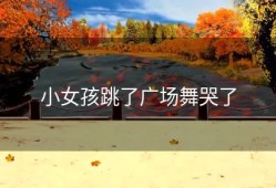 小女孩跳了广场舞哭了