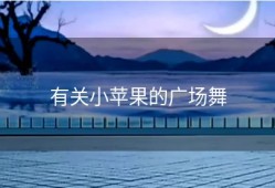 有关小苹果的广场舞