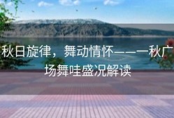秋日旋律，舞动情怀——一秋广场舞哇盛况解读