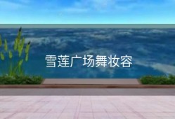 雪莲广场舞妆容