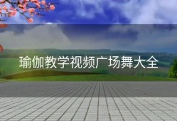 瑜伽教学视频广场舞大全