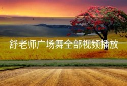 舒老师广场舞全部视频播放