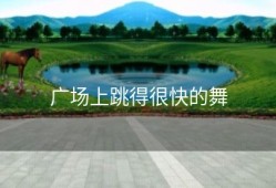 广场上跳得很快的舞