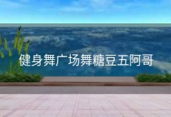 健身舞广场舞糖豆五阿哥
