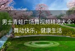 男士青蛙广场舞视频精选大全：舞动快乐，健康生活