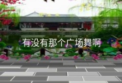 有没有那个广场舞啊