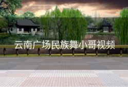 云南广场民族舞小哥视频
