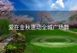 爱在金秋惠动全城广场舞