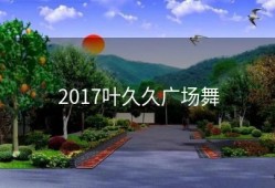 2017叶久久广场舞