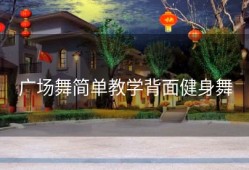 广场舞简单教学背面健身舞
