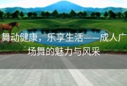 舞动健康，乐享生活——成人广场舞的魅力与风采