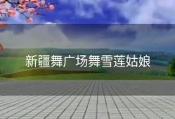 新疆舞广场舞雪莲姑娘