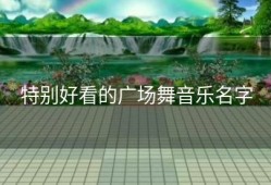 特别好看的广场舞音乐名字