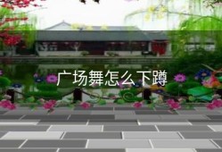 广场舞怎么下蹲