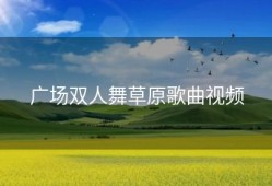 广场双人舞草原歌曲视频