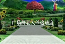 广场舞老大爷这速度