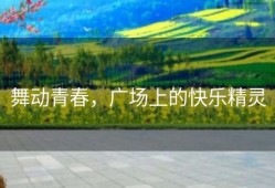 舞动青春，广场上的快乐精灵