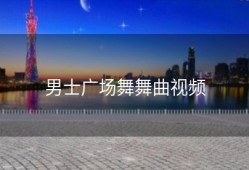 男士广场舞舞曲视频