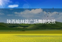 陕西榆林跳广场舞的女孩