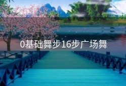 0基础舞步16步广场舞