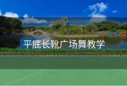 平底长靴广场舞教学