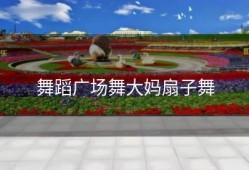 舞蹈广场舞大妈扇子舞