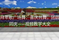 拜年歌广场舞：喜庆共舞，团圆同庆——视频教学大全