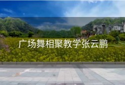 广场舞相聚教学张云鹏