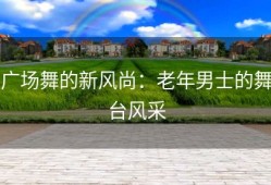 广场舞的新风尚：老年男士的舞台风采