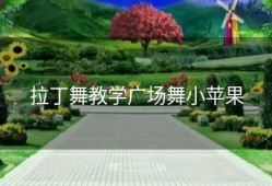 拉丁舞教学广场舞小苹果