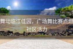 舞动临江佳园，广场舞比赛点燃社区活力